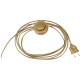 złoty kabel z wtyczką i przełącznikiem